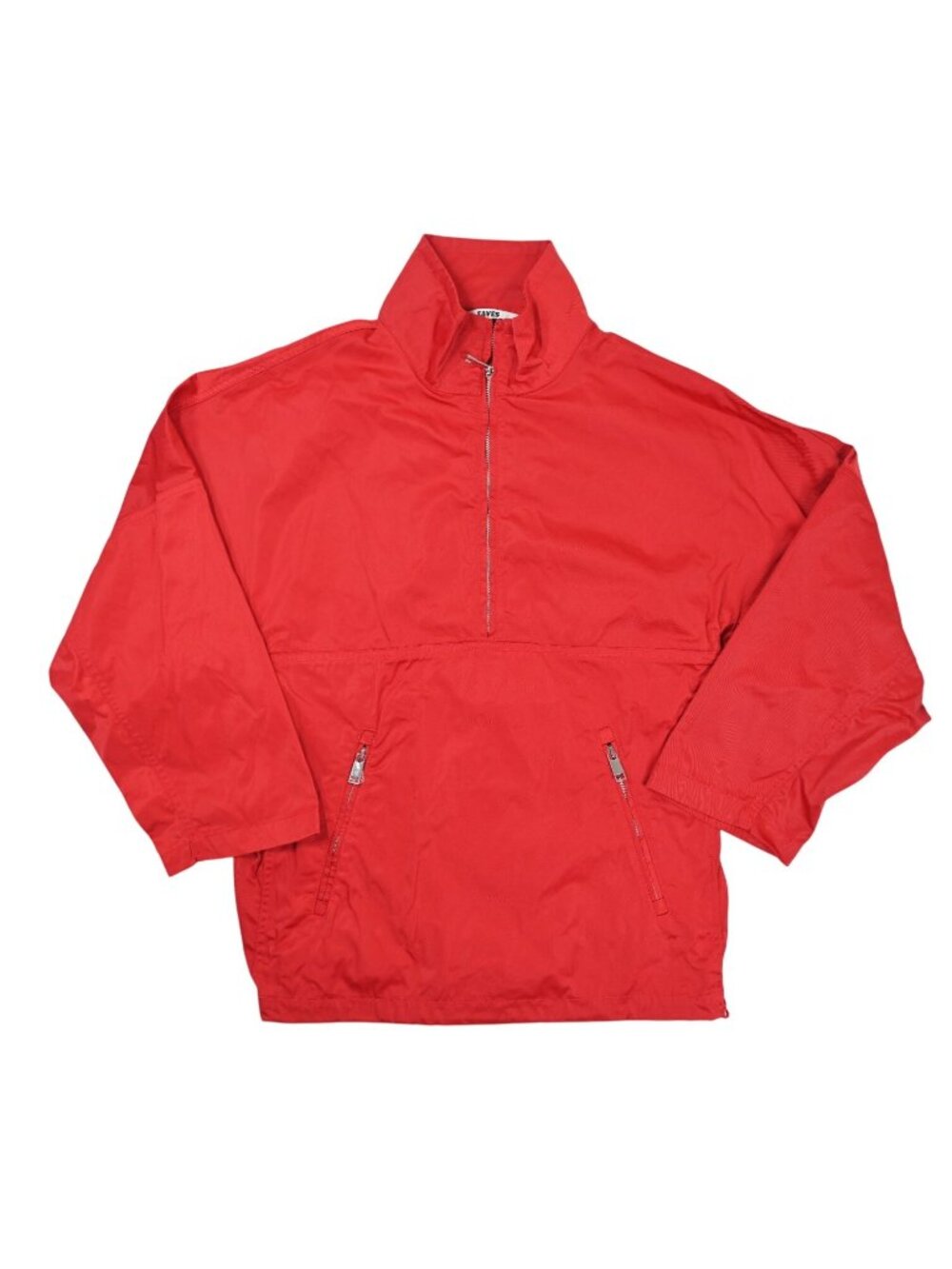 Eaves Silje Half Zip Parka Jacket in Urban Red